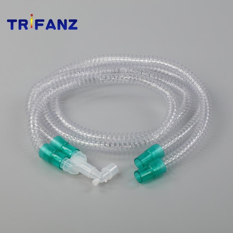 Disposable Respiratory Corrugated Anesthesia Breathing Circuit Water Trap