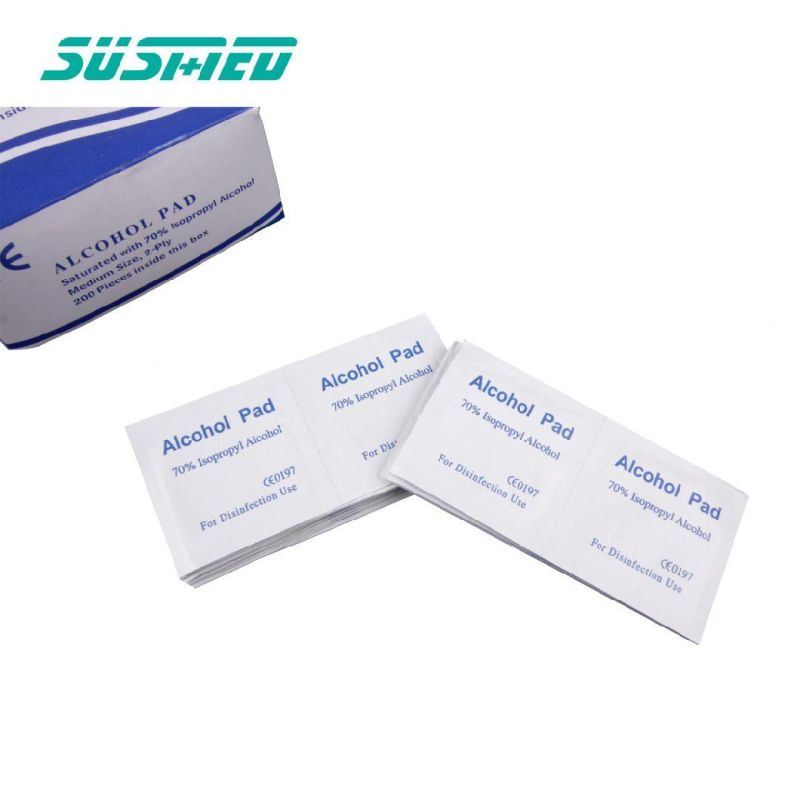 Alcohol Wipes Prep Pad for Professional and Hospital Use Antibacterial Disinfection