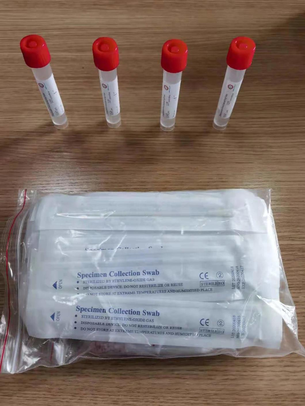 Virus Specimen Collection Kit Virus Sampling Tube with Sterile Swab Sticks