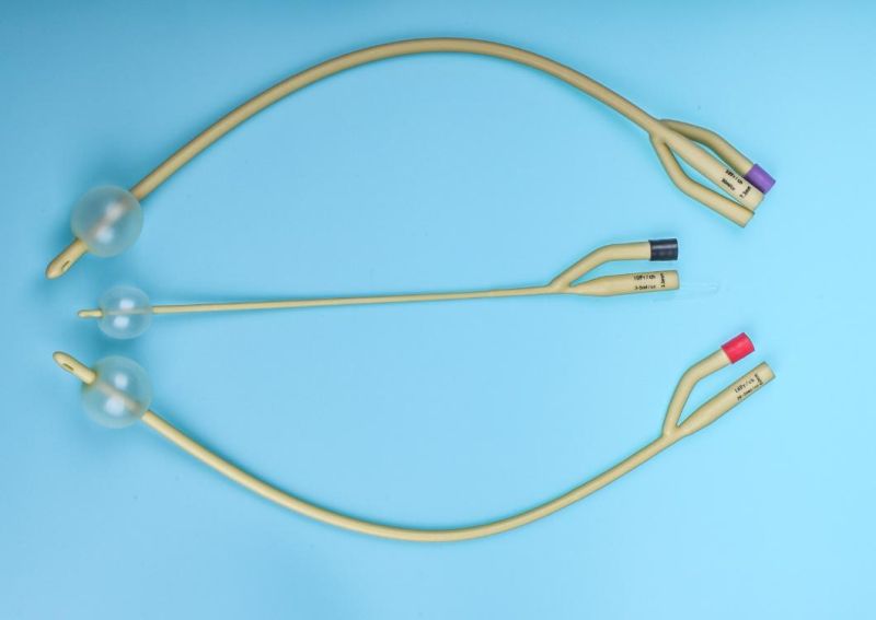 100% Medical Latex Urethral Foley Catheter 2 Way