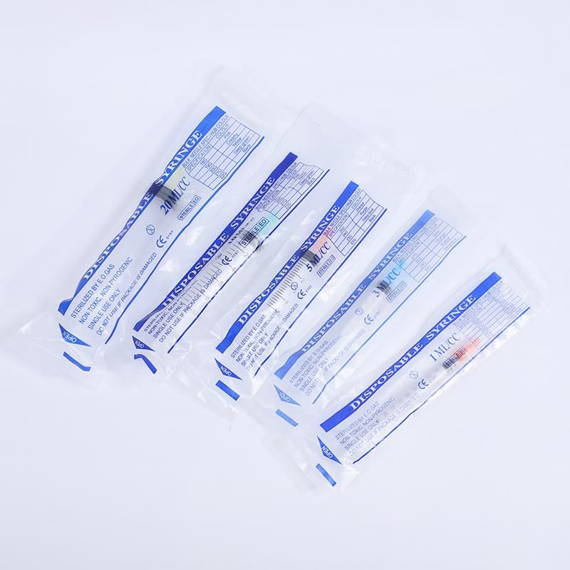 CE Approved 1ml 3ml Disposable Vaccination Safety Needles Syringes Luer Lock Sterile Syringe