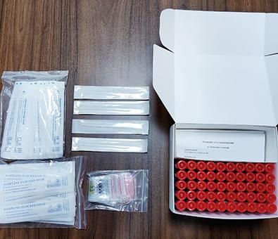 Disposable Virus Sampling Kit Transport Tube with 3ml Storage Liquid & Swabs