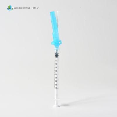 Factory Supply Safety Needle Safety Syringe with CE FDA ISO &510K 1-50ml