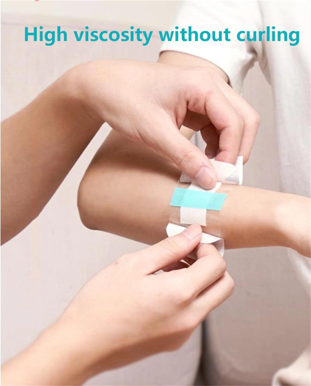 Waterproof Wound Soft PU Film Adhesive Dressing Silicone Foam Dressing with Border