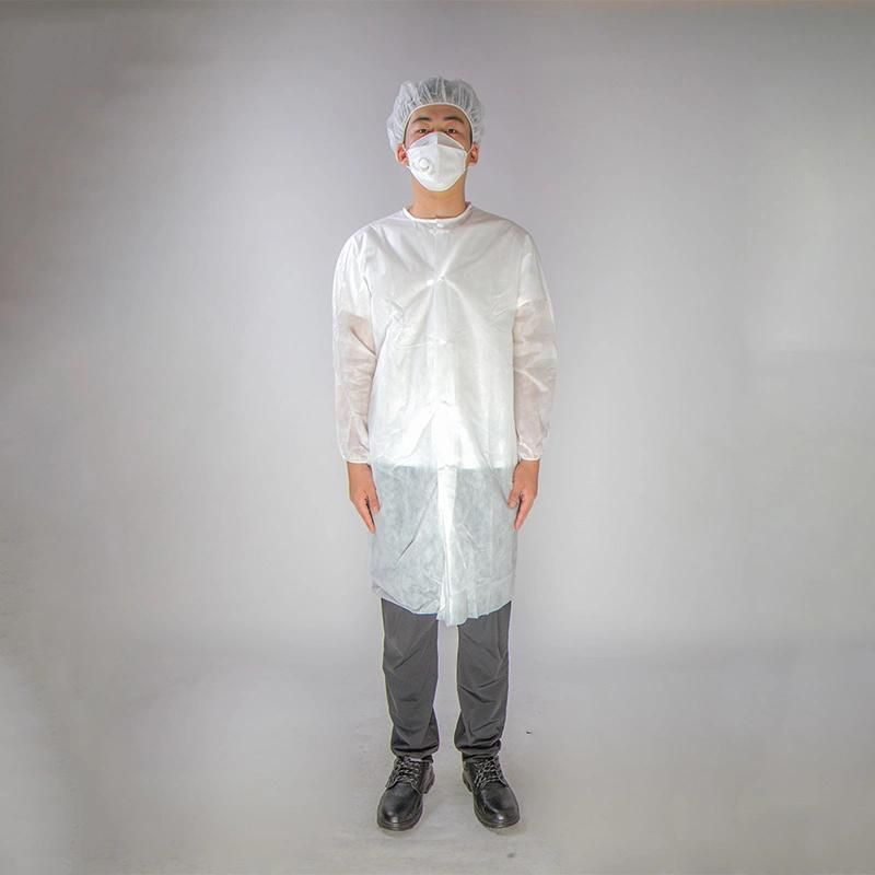 Wholesale OEM Service Customized New Style and Design Disposable Lab Coat