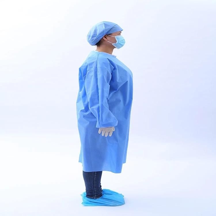 Medical Disposable Operating Robe Reinforced Nonwoven Fabric Sterile Surgical Gown Suppliers