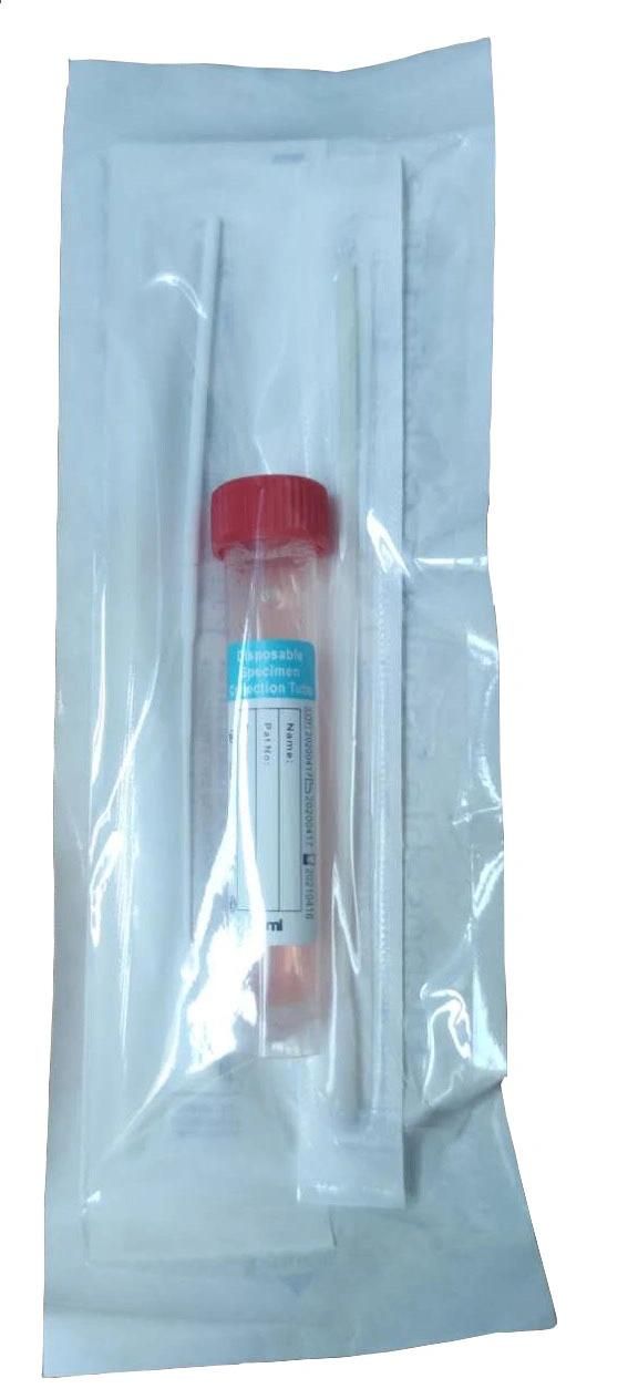 Disposable Respiratory Specimen Nasal Swab Virus Collection Kit with Nasal Oral Collection Swabs