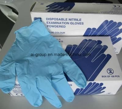 Powder Free Disposable Nitrile Gloves for Medical Checking