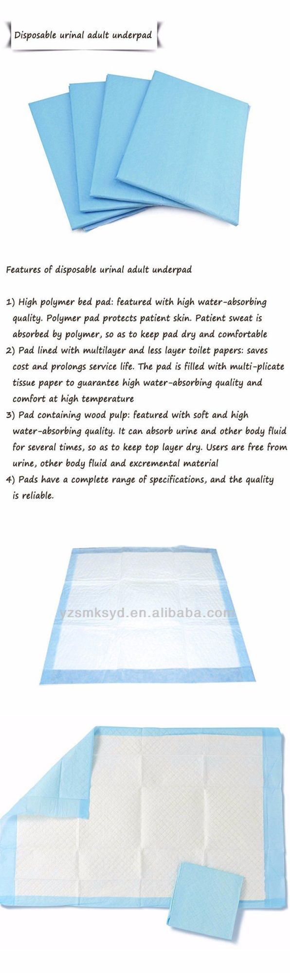 Disposable Incontinence Pads Basic Incontinence Under Pads Hot Sale Products