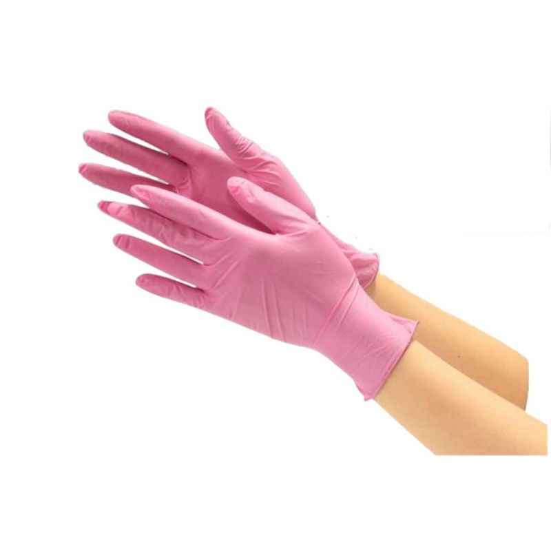 Wholesale Disposable Blue Medical Nitrile Gloves