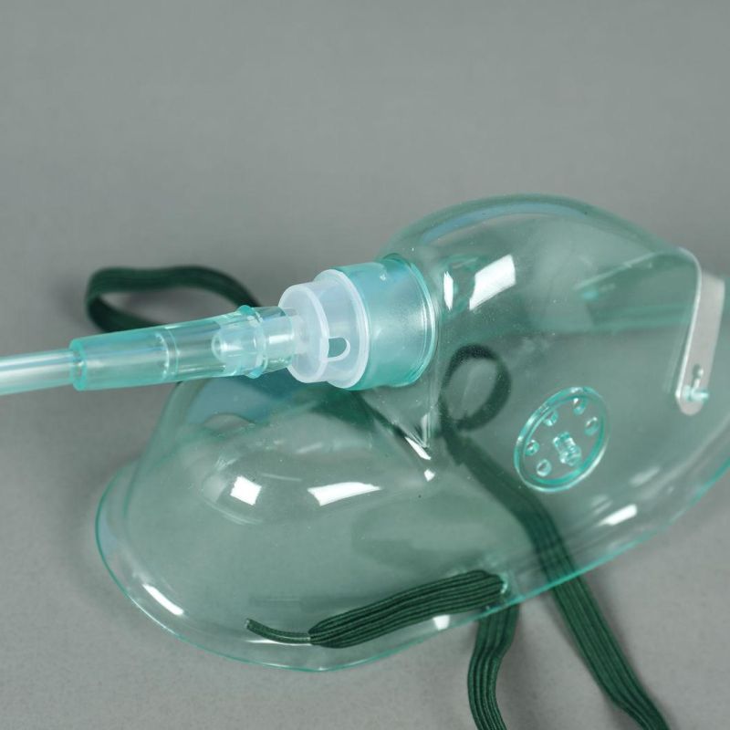 Disposable Oxygen Inhaler Face Mask with Reservoir Bag Medical Equipment