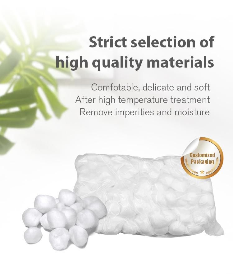 Surgical Supplies Materials Ethylene Oxide Sterilization Absorbent Alcohol Cotton Ball