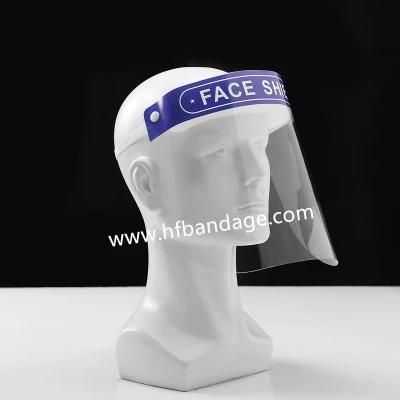 Chinese Manufacturer Direct Sale Medical Grade Pet Anti-Fog Face Shields with Head Sponge