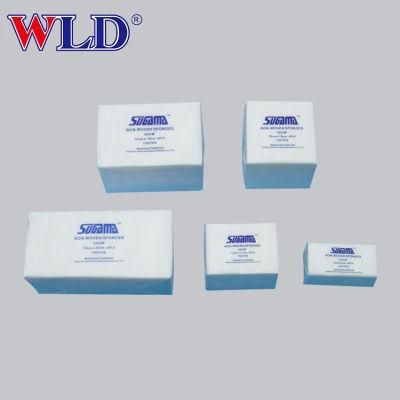 Non Sterile Nonwoven Swabs Compress CE Approval Non Woven Sponges