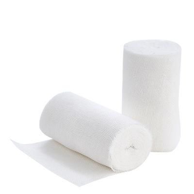 Gauze Bandage with CE Certificates Side Woven Gauze Bandage 100% Cotton OEM Medical Gauze Bandage (Sterile and Non-sterile Available)