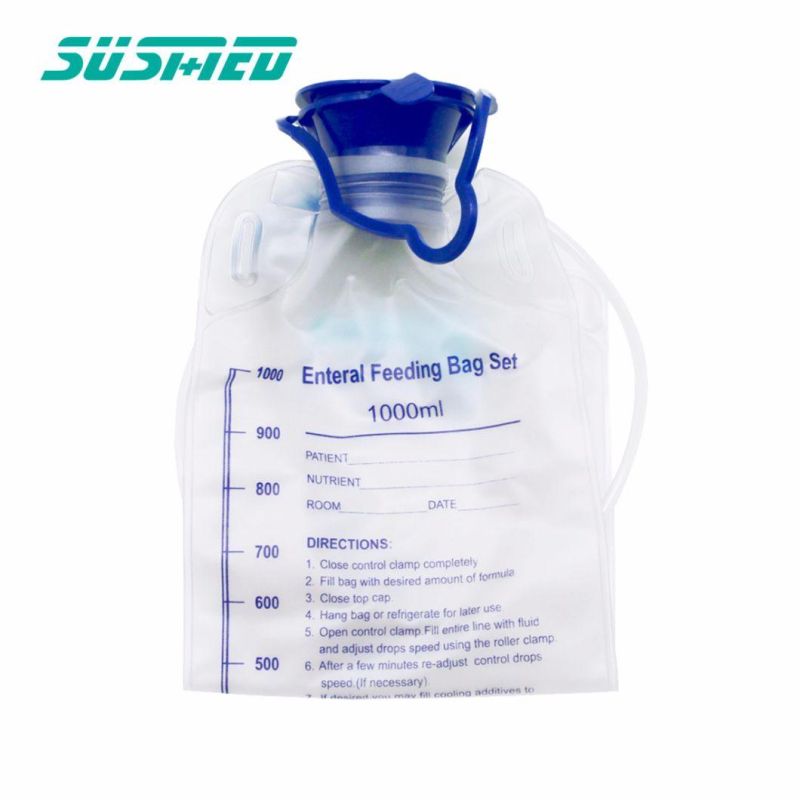 500ml 1000ml Sterile Medical Nutrition Gravity Enteral Feeding Bag