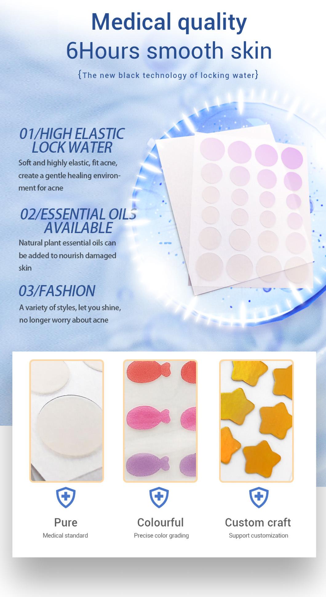 Good Quality Factory Directly Sticker Hydrocolloid Pimple Master Colorful Acne Patch