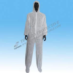 Disposable Nonwoven Coverall, Coverall Used in The Quarantined Areas