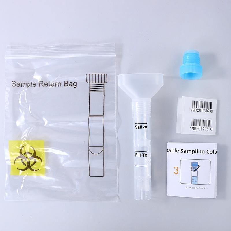 Popular Sales DNA Sampling Saliva Tube with Individually Packing