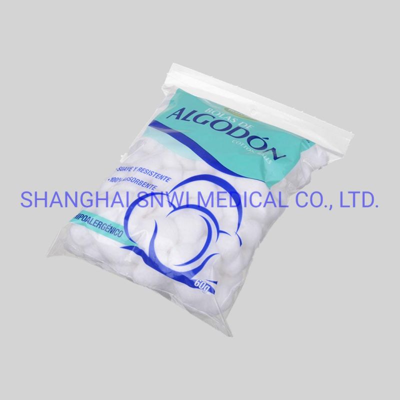 Medical Absorbent Sterilized Cotton Ball with OEM Design