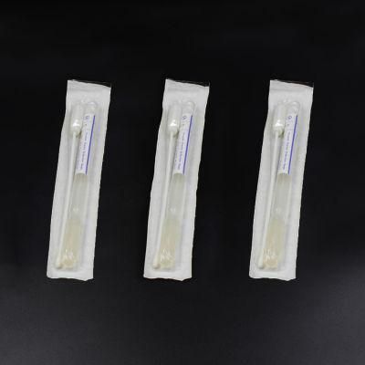 Specimen Collection Flocked Swabs Medical Plastic Stick Cotton Saliva DNA Sample Collection Sterile Throat Nasopharyngeal Swab