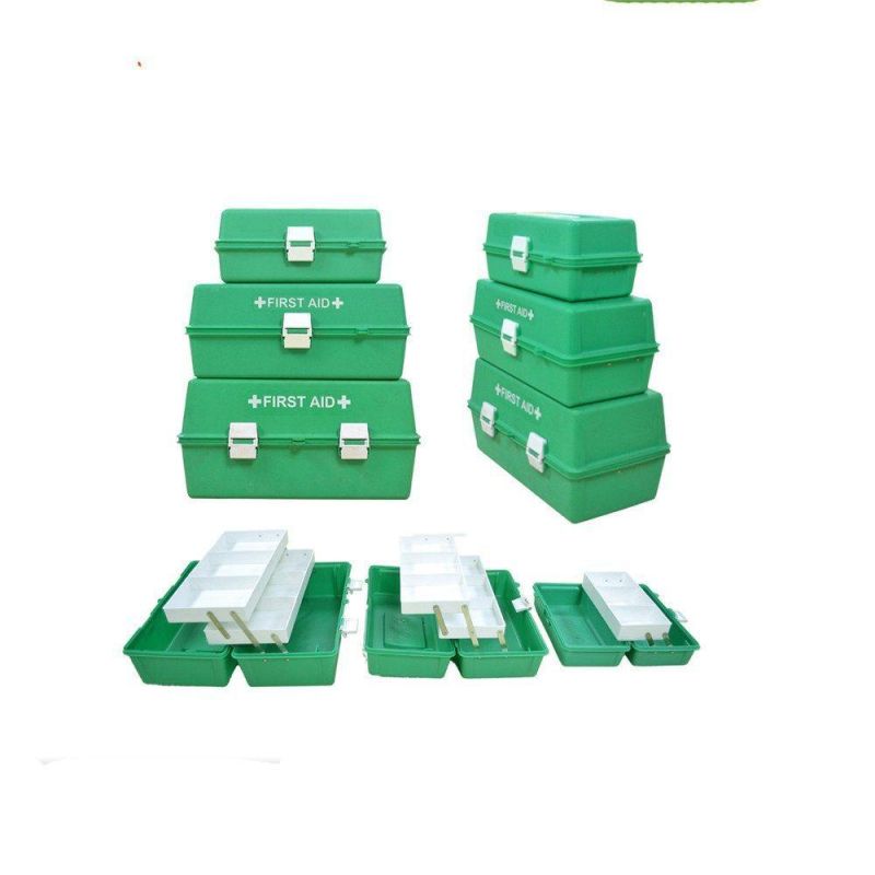 Plastic HIPS 3 Layer First Aid Box Medical Cabinet