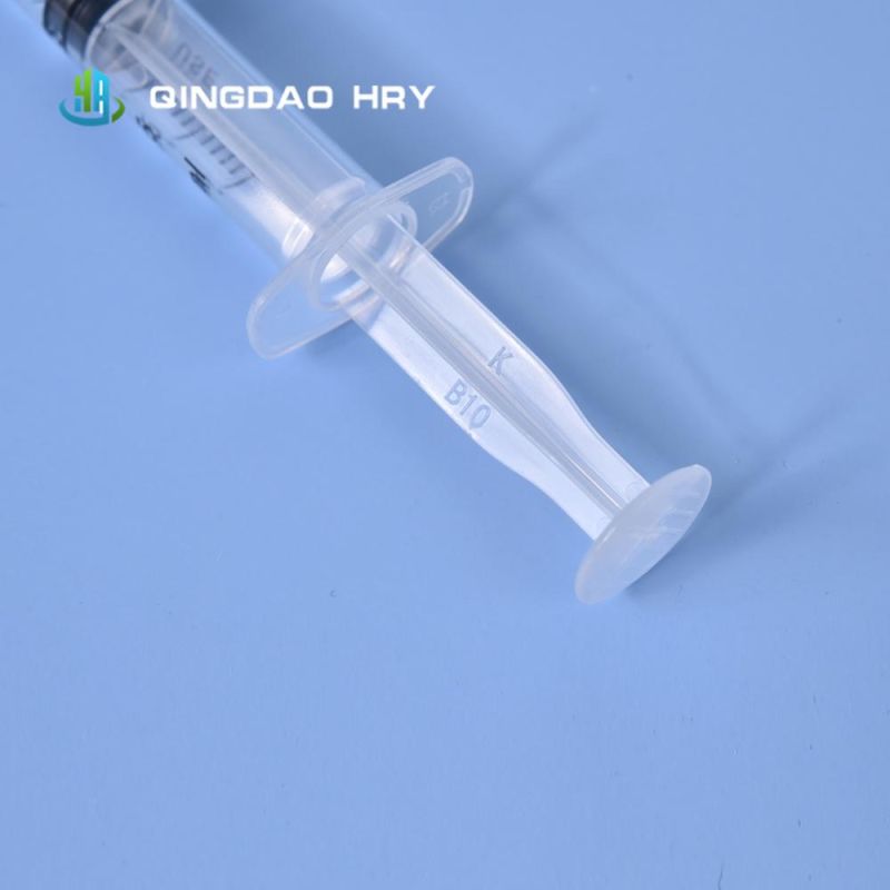 Medical Injection Disposable Syringe 1/3/5/10 Ml Three Parts Luer Lock/Slip Safety Syringe Without Needle CE FDA ISO&510K Certificates