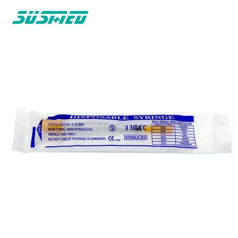 Disposable Medical 2cc Syringe with or Without Needle