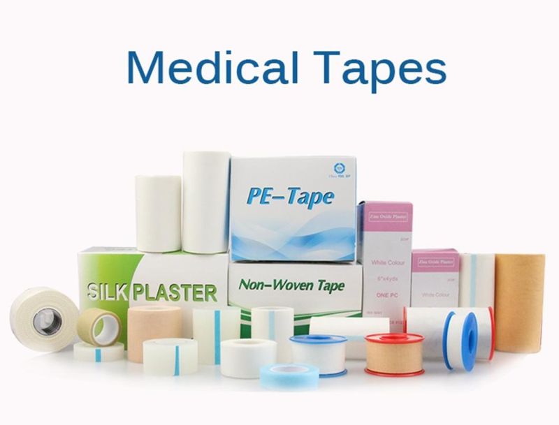 Medical Adhesive Tape Plaster Cotton Fabric with Hot Melt Glue