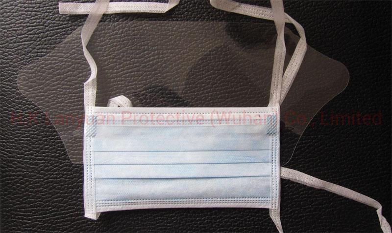 Face Mask with Eye Glass/1-Ply/2ply/3ply/4ply Face Mask