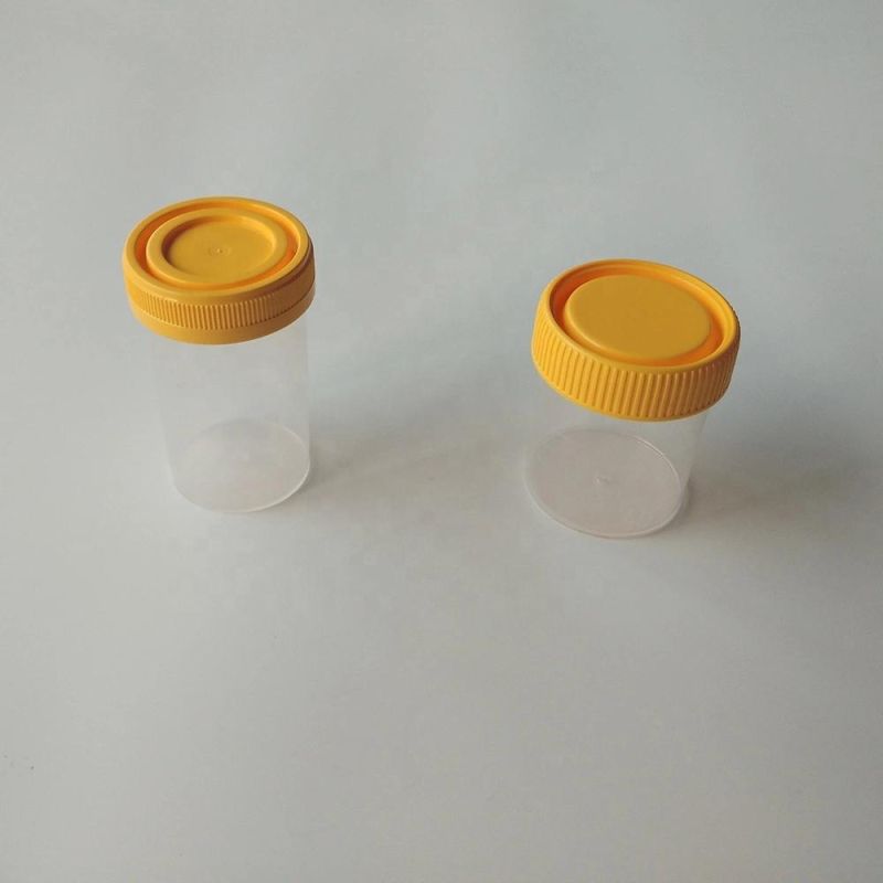 Sterile Disposable Plastic 150ml Urine Test Sample Specimen Collection Container with Screw Cap