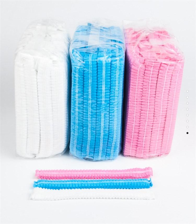 Nonwoven Disposable Hair Net Cap Clip Caps