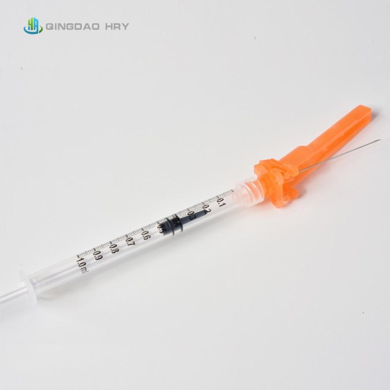 CE FDA Approved Medical Instrument Disposable Safety Syringe Ad Syringe Safety Syinge Lds Syringe