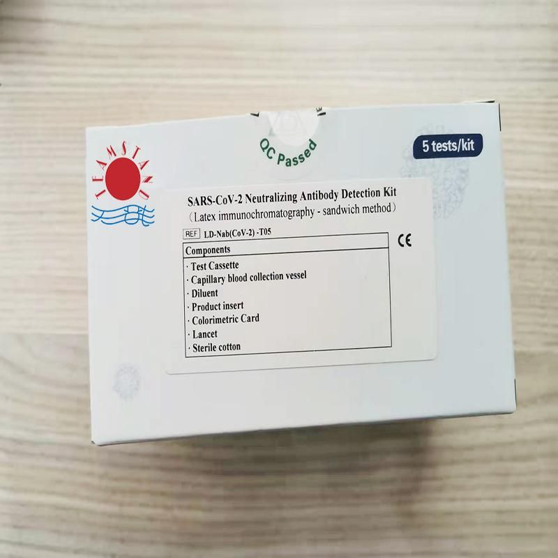 Rapid Cassette Latex Immunochromatography Sandwich Method Neutralizing Antibody Detection Test Kit