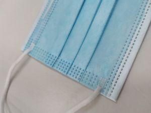 in Factory Sales 17.5*9.5cm Elastic Earloop Type Disposable Non-Woven 3 Ply Protective Face Masks