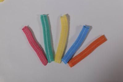 PP Non Woven Strip Clip Cap Bouffant Head Cover Bouffant Cap Mop Cap Nonwoven Cap Strip Cap Disposable Round Cap