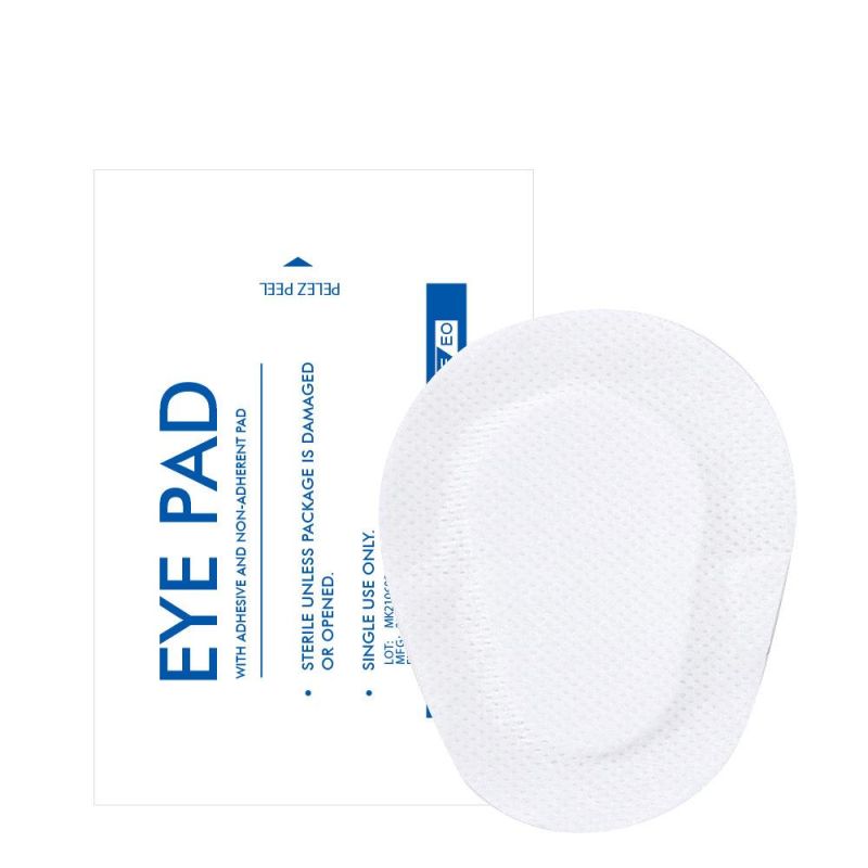 Medical Eye Patch Eye Pad Postoperative Application White Skin Color Eye Patch Non-Woven Dressing Soft and Comfortable