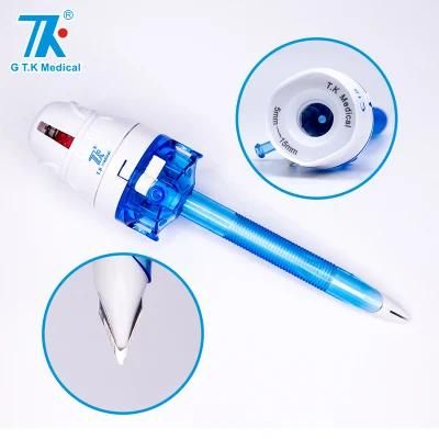 China Surgical Trocar 10mm for Laparoscopic Appendectomy