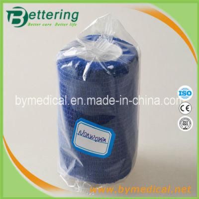 3&quot; Width Blue Colour Non Woven Self Adhesive Bandage