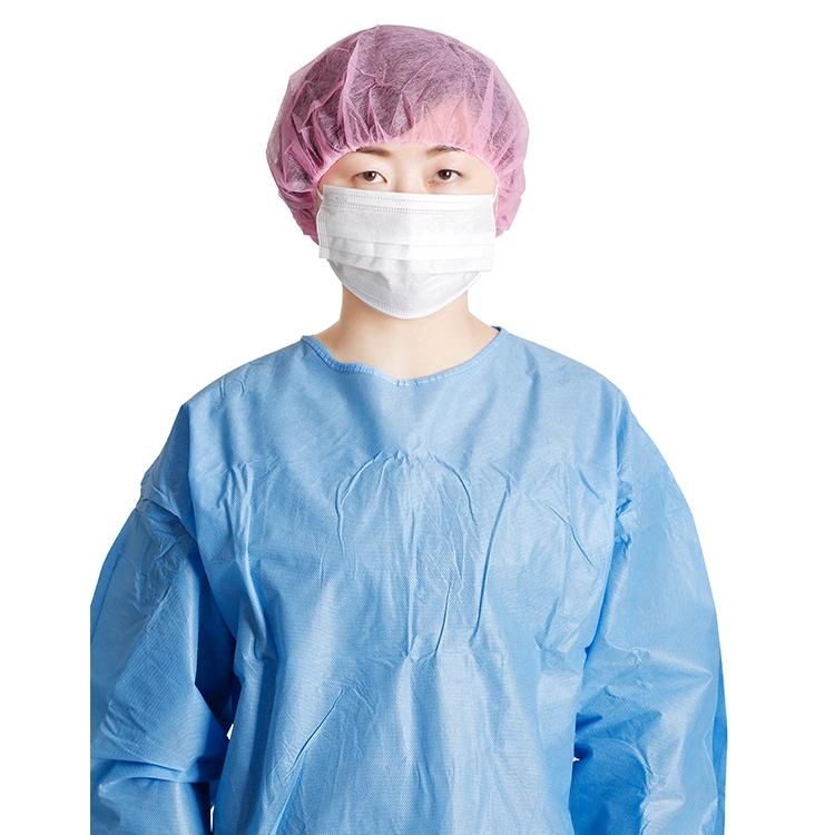 Hospital Surgical Disposable Non Woven Mob Clip Bouffant Cap