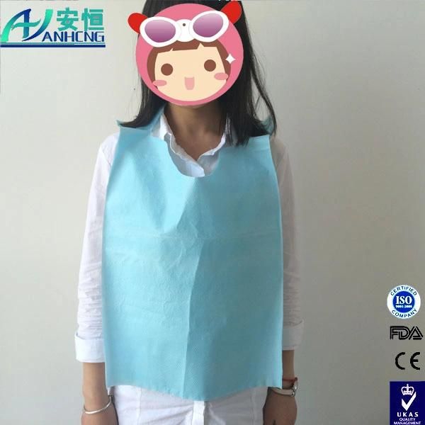 Adult Medical Paper+Film Disposable Bibs with CE Approval