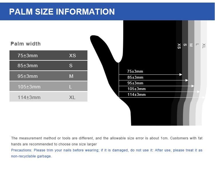 Nitrile Disposable Powder Free Exam Gloves Manufacturer Wholesale for Medical