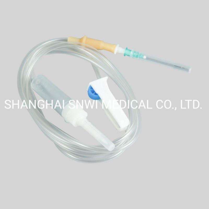 Medical Disposable Sterile PVC Blood Giving Set Blood Transfusion Set with CE ISO