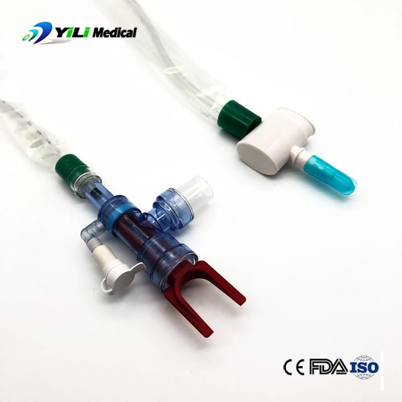 Medical Disposable Suction Catheter Kit 14fr Closed Suction Catheter