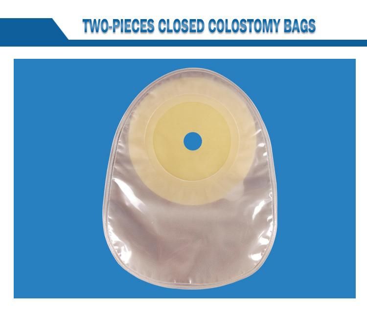 Best Quality Medical One-Piece Closed Non-Woven Colostomy Bag