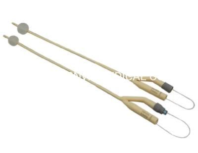 Medical Disposable Sterile Urine Silicone Coated Latex Foley Urinary Catheter with Balloon