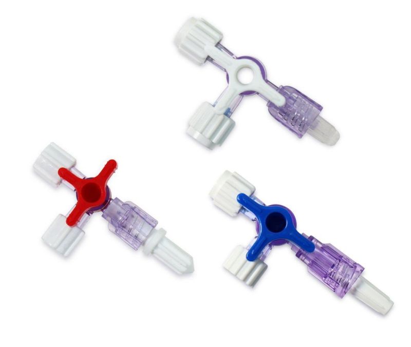 Medical Consumables Factory Medical Use Product PVC Three Way Stopcock with CE Approval