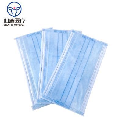 Wholesale Factory 3ply Non-Woven Disposable Medical Face Mask with Ear Loop