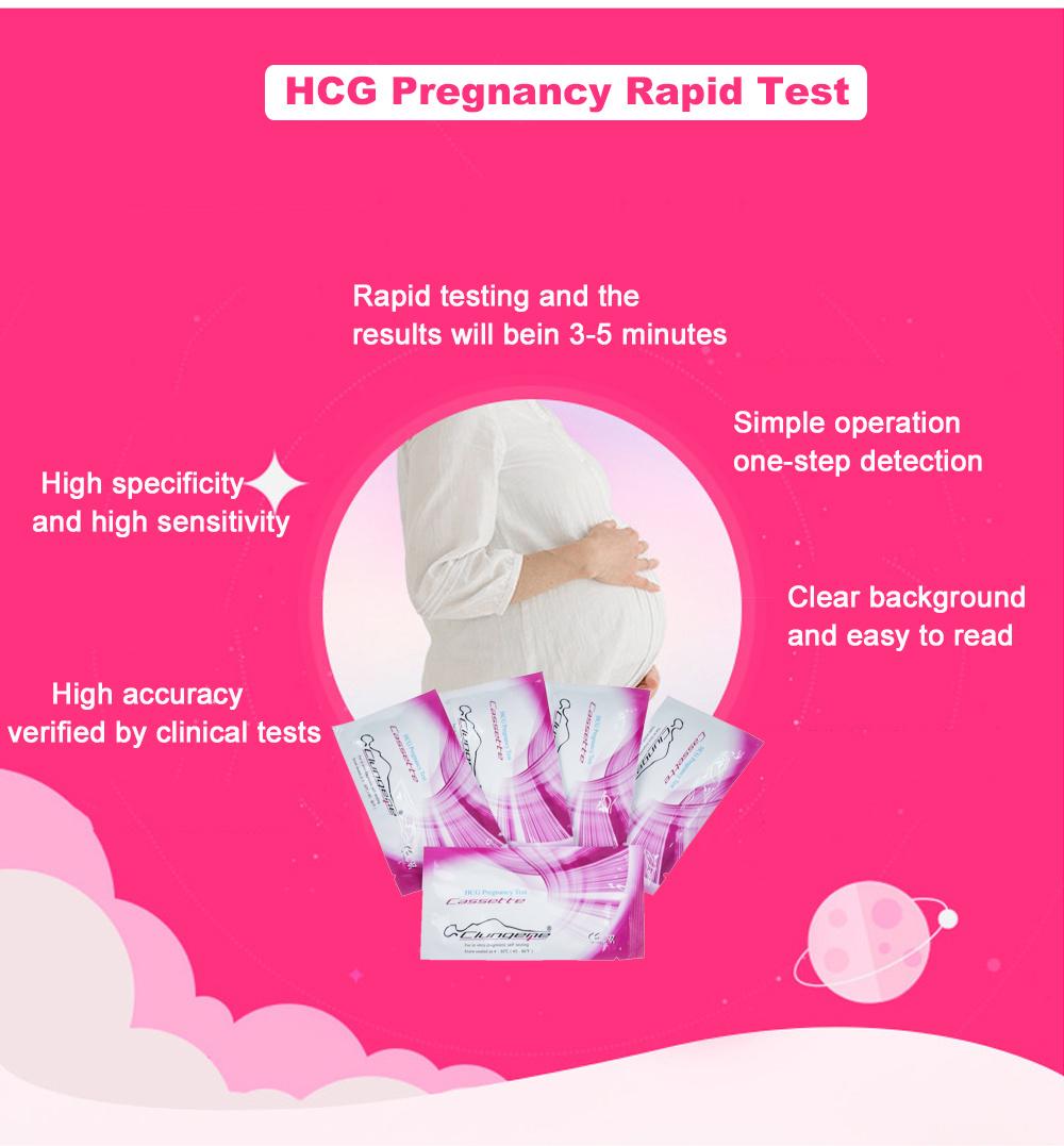 Pregnancy Rapid Test in Urine for Pregnancy Testing (HCG Cassette)