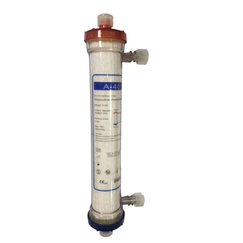 Disposable Medical Filter Fiber Hemodialyzer Dialyzer Low High Flux Hemodialyser